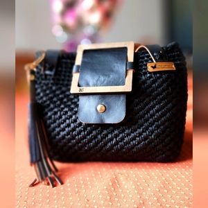 By Butterfly Knit By Lisa,  perfect for shoulder, black color